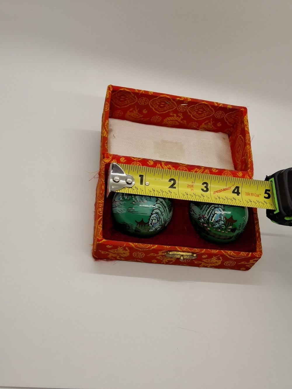 Rare Old Chiming Harmony Baoding Balls, Chinese Health Balls in Original Box - Picture 16 of 16